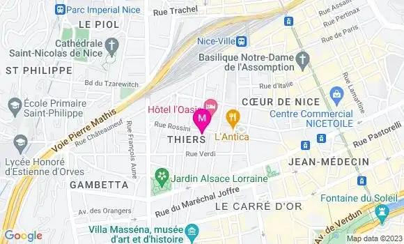 Localisation Restaurant  Le 49 Street