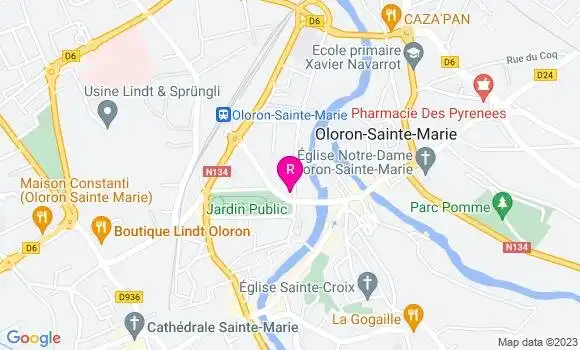 Localisation Pizzeria Le Couloir