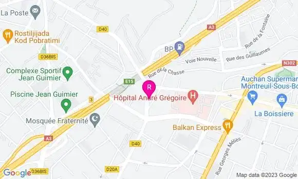 Localisation Pizzeria Mac Royal