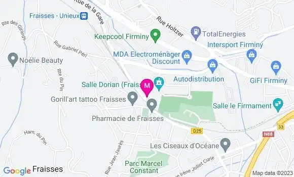 Localisation Fraisse Kebab