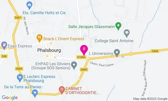 Localisation Restaurant  O