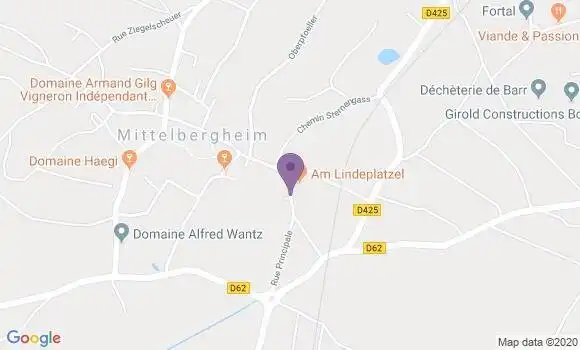 Localisation Restaurant  Am Lindeplatzel