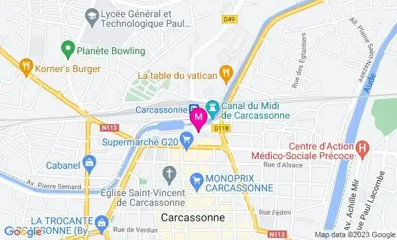 Localisation Café Le Bristol