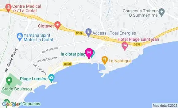 Localisation Brasserie La Farandole