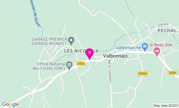 Localisation Restaurant  Chez Sonia