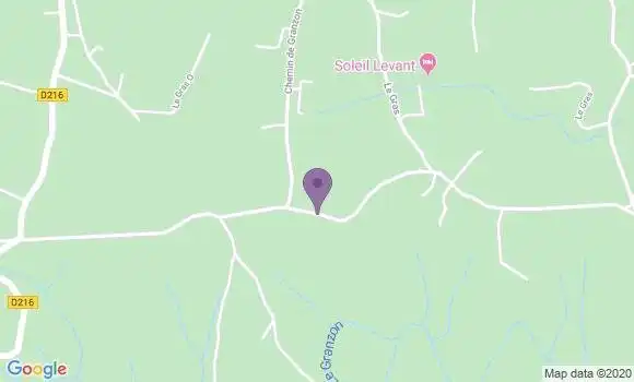 Localisation Auberge de Chanaleilles