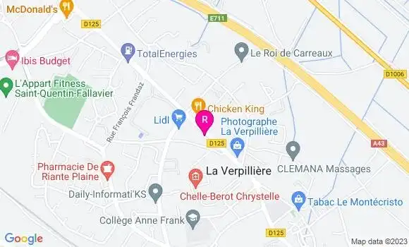 Localisation Restaurant  Star Pizza