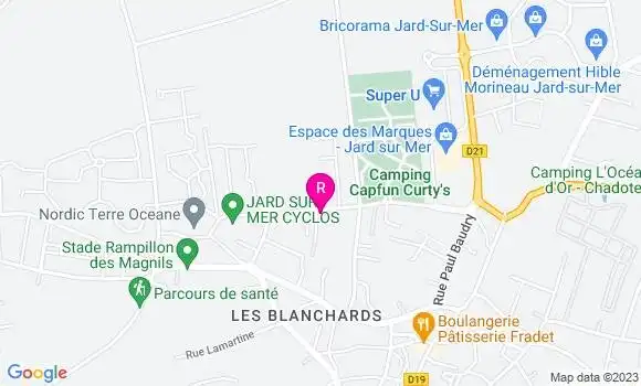 Localisation Pizzeria La Perpoise