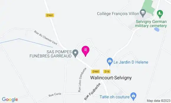 Localisation Restaurant  La Bigoudène de Sophie