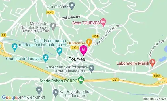 Localisation Pizzeria Pizza Plus
