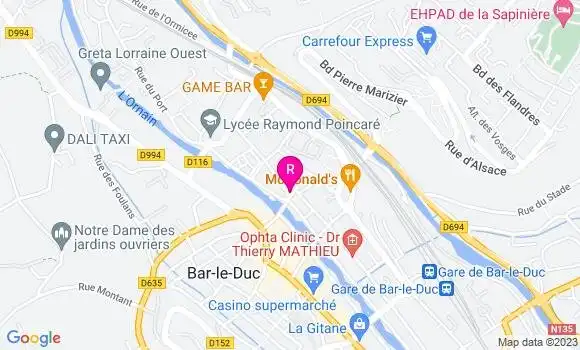 Localisation Restaurant Végétarien Bistro Doudou
