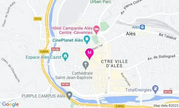Localisation Restaurant  La Grignote