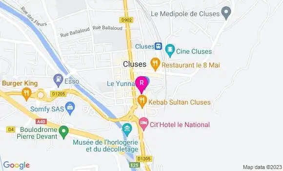Localisation Restaurant  Le Panama
