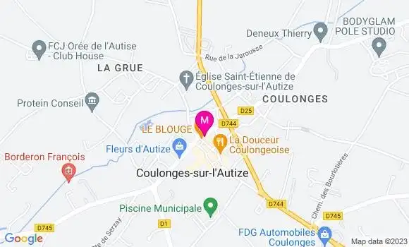 Localisation Restaurant  Le Blouge