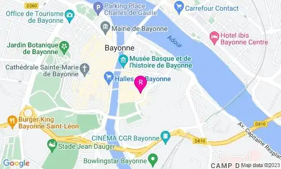 Localisation Restaurant  Chez Maite