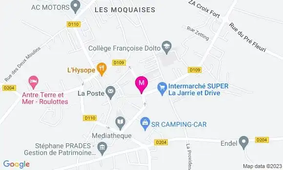 Localisation Pizzeria Couby Pizz