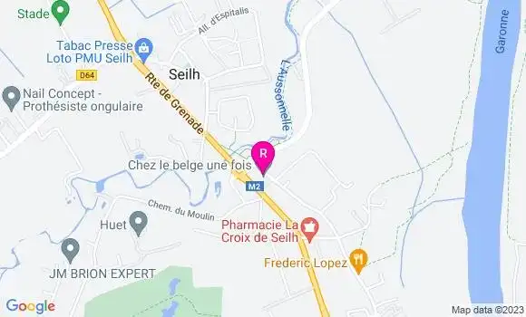 Localisation Restaurant  Chez le Belge une Fois