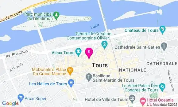 Localisation Restaurant  La Bretagne