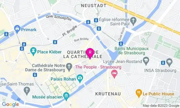 Localisation Restaurant  Strassburger
