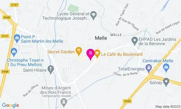 Localisation Restaurant  New Délice
