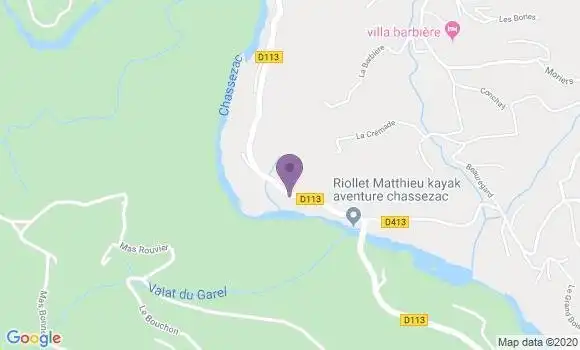 Localisation Auberge du Pont