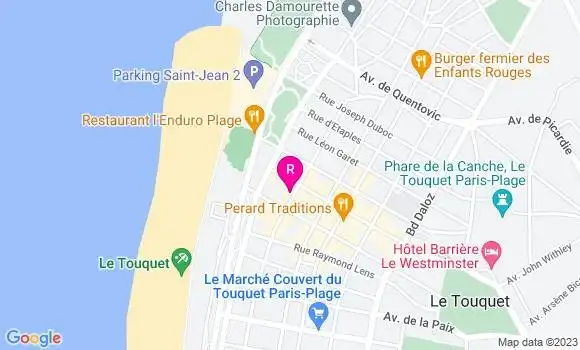 Localisation Restaurant  Le Sand Wish