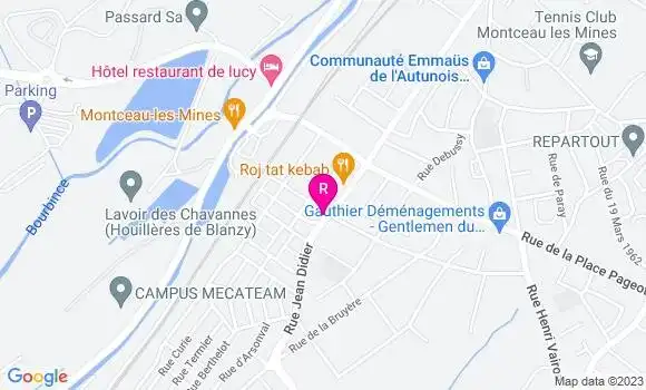 Localisation Pizzeria La Bonne Pate