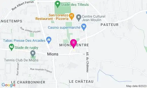 Localisation Restaurant  Le 18