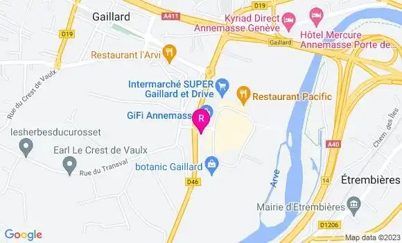 Localisation Restaurant  L
