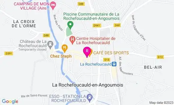 Localisation Restaurant  Le Resto des Halles
