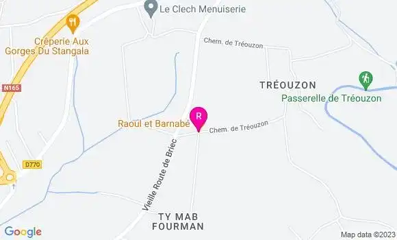 Localisation Restaurant  Raoul et Barnabé