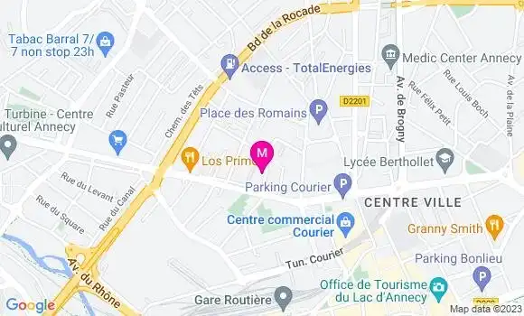 Localisation Restaurant  Poncho
