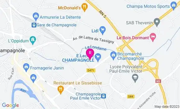 Localisation Restaurant  O