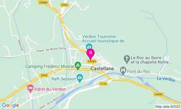 Localisation Pizzeria Mac Toff