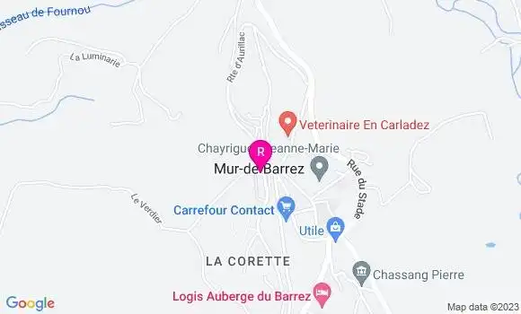 Localisation Restaurant Bar Le Camarguais