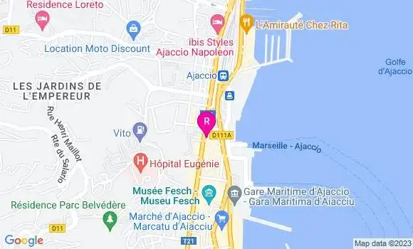 Localisation Restaurant  A Piazzetta