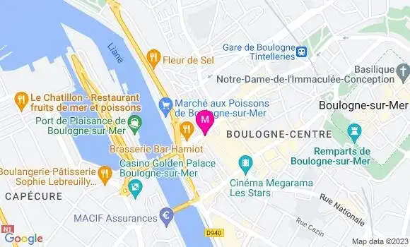 Localisation Pizzeria Le Milano