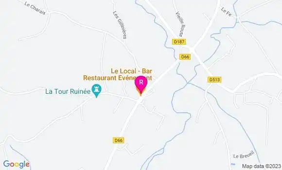 Localisation Restaurant  Le Local