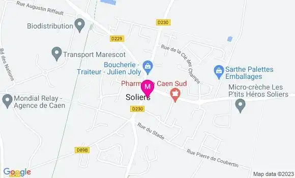 Localisation Pizzeria Le P