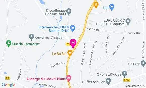 Localisation Restaurant Turc Kebab d
