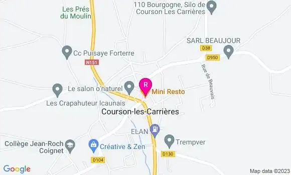 Localisation Restaurant  L