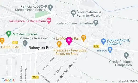 Localisation Pizzeria Domino