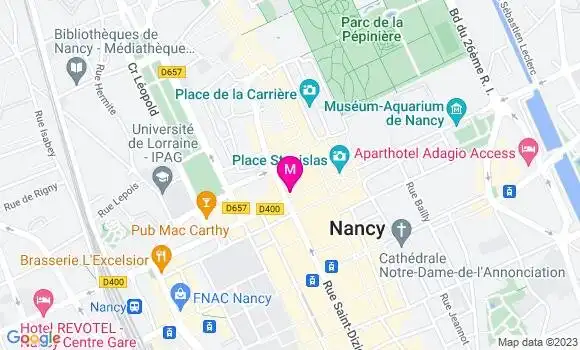 Localisation Restaurant  Oscar Caroll
