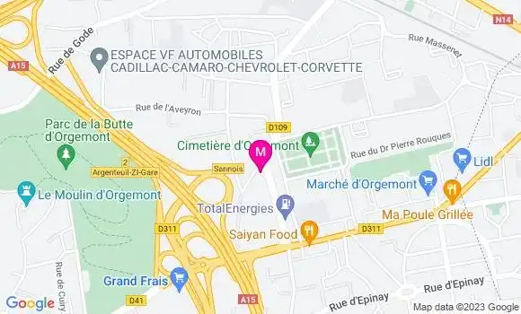 Localisation Restaurant  Pizza du Rond Point