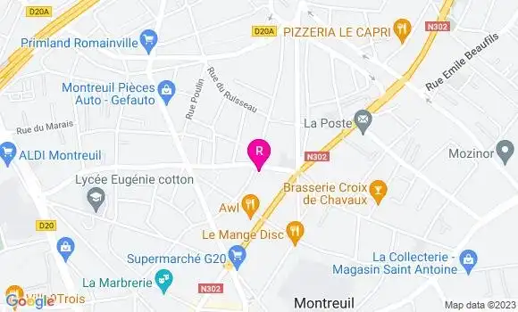 Localisation Restaurant  Stef