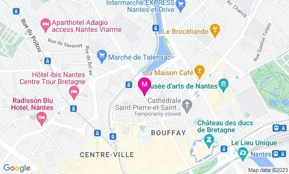 Localisation Restaurant  Aux P