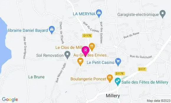 Localisation Pizzeria La Ronde des Saveurs