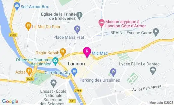 Localisation Restaurant  La Théière Panachée