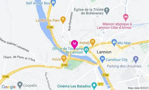 Localisation Pizzeria Domino