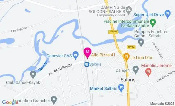 Localisation Pizzeria Allo Pizza 41